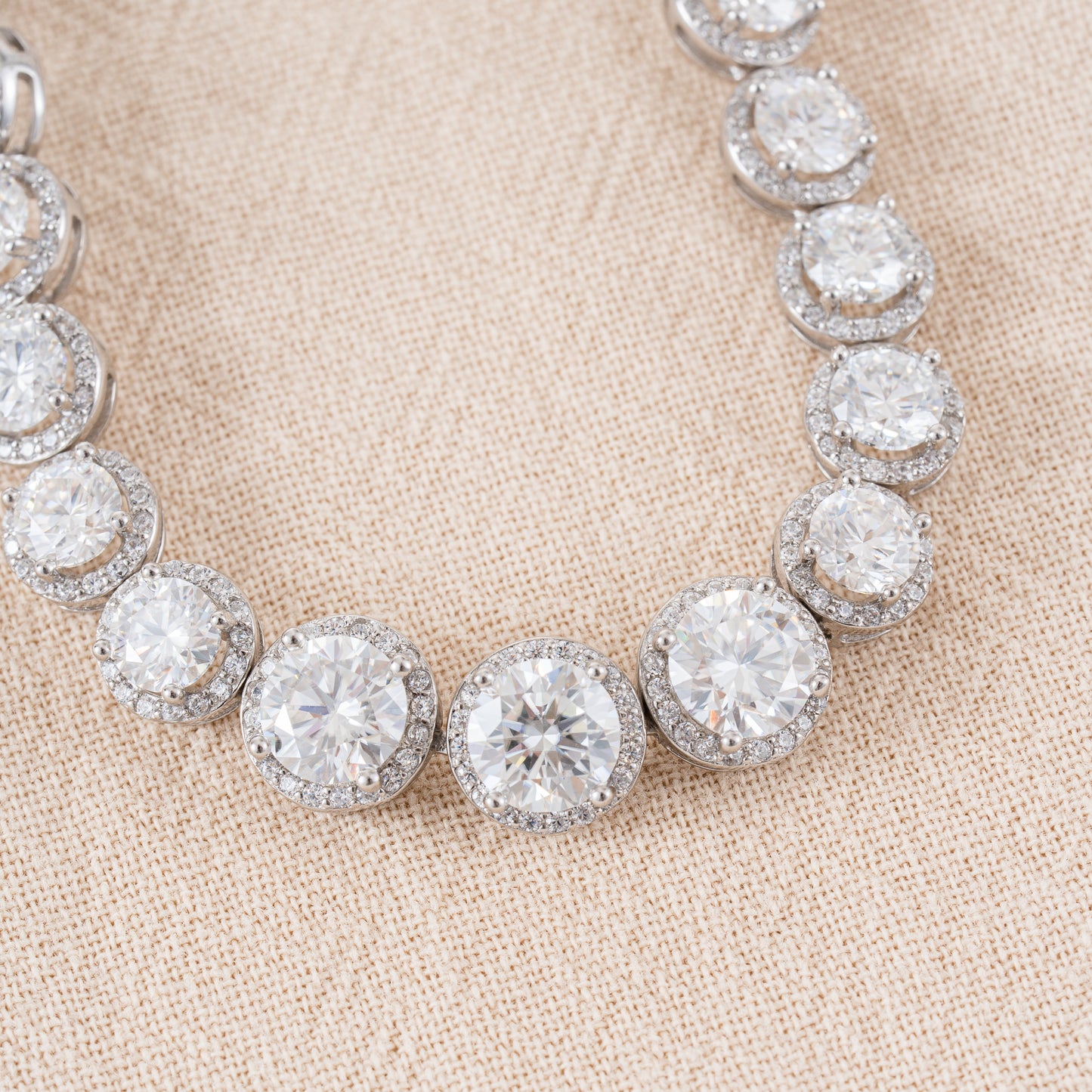 MokaJewelry モアッサナイトブレス（20%OFFされたお値段）