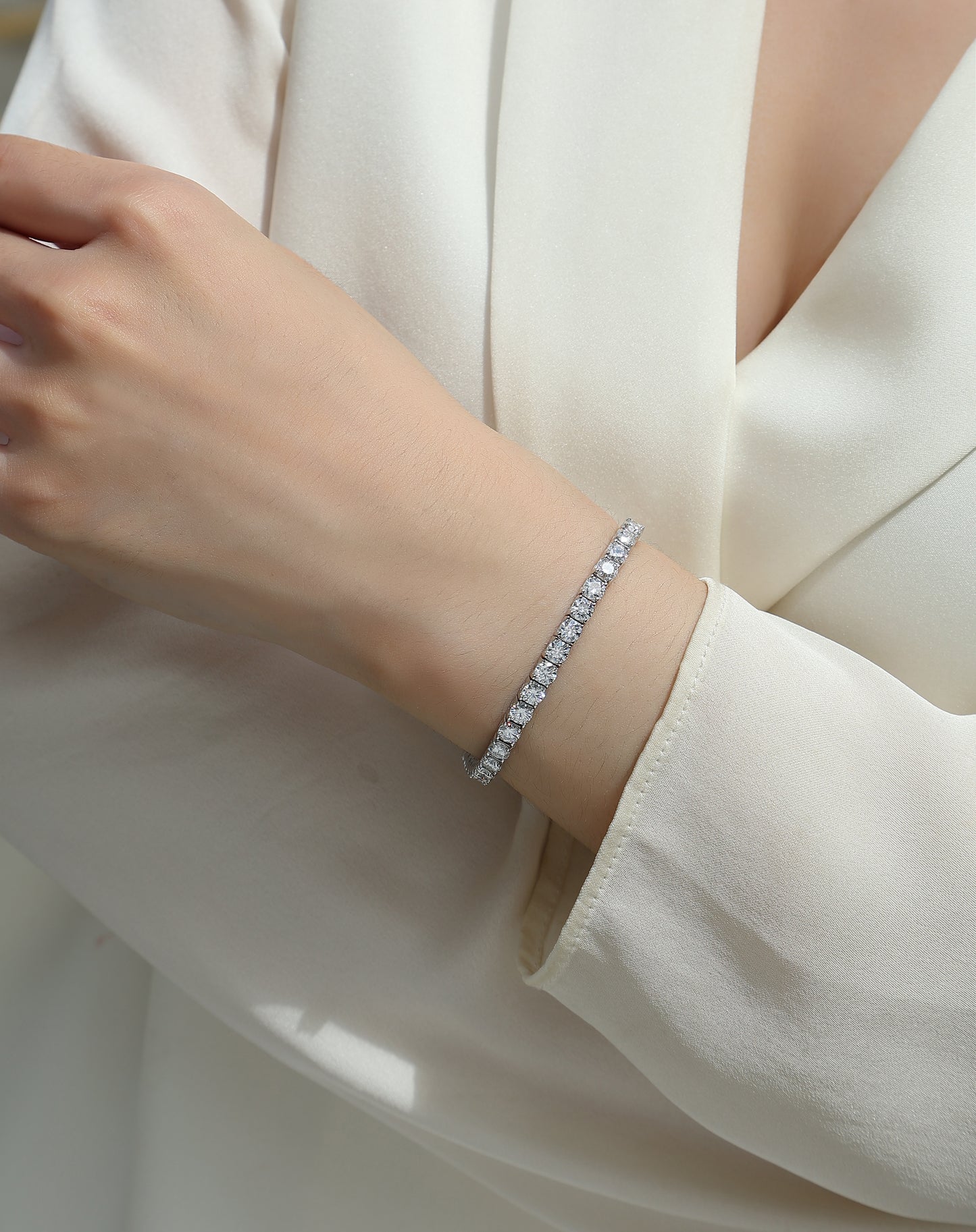 DA02（万有引力）S925モアッサナイトブレスレット