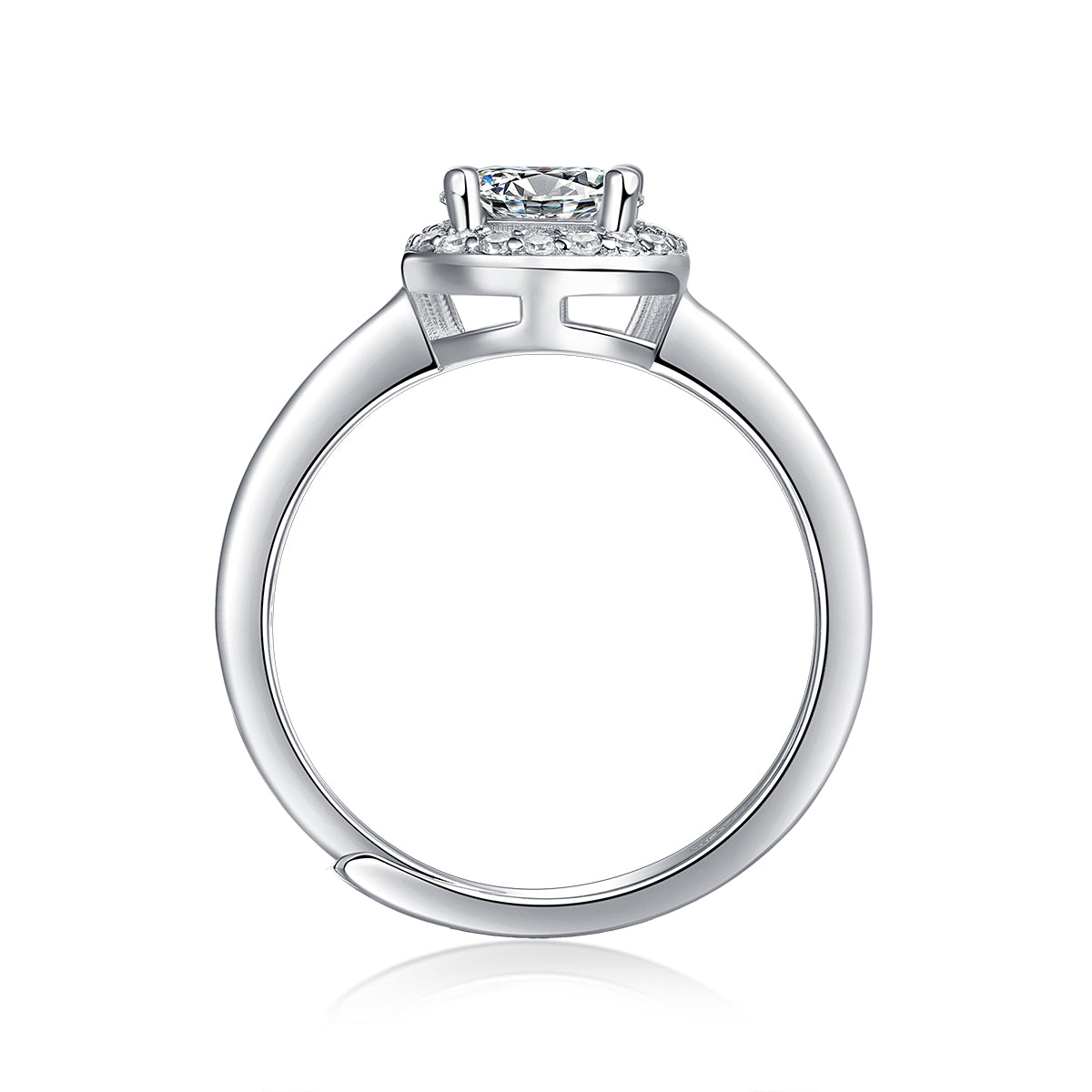 AA12(No Return Date)S925モアッサナイトリング