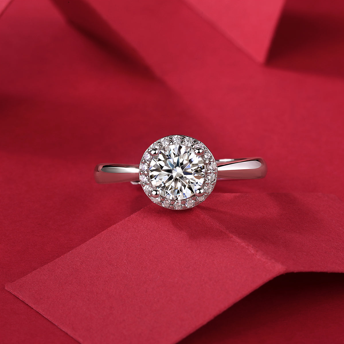 AA12(No Return Date)S925モアッサナイトリング