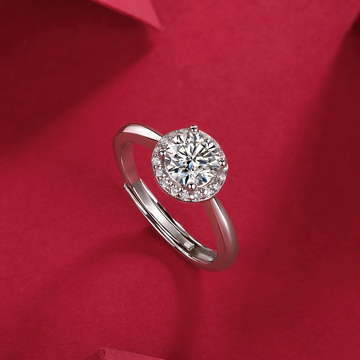 AA12(No Return Date)S925モアッサナイトリング