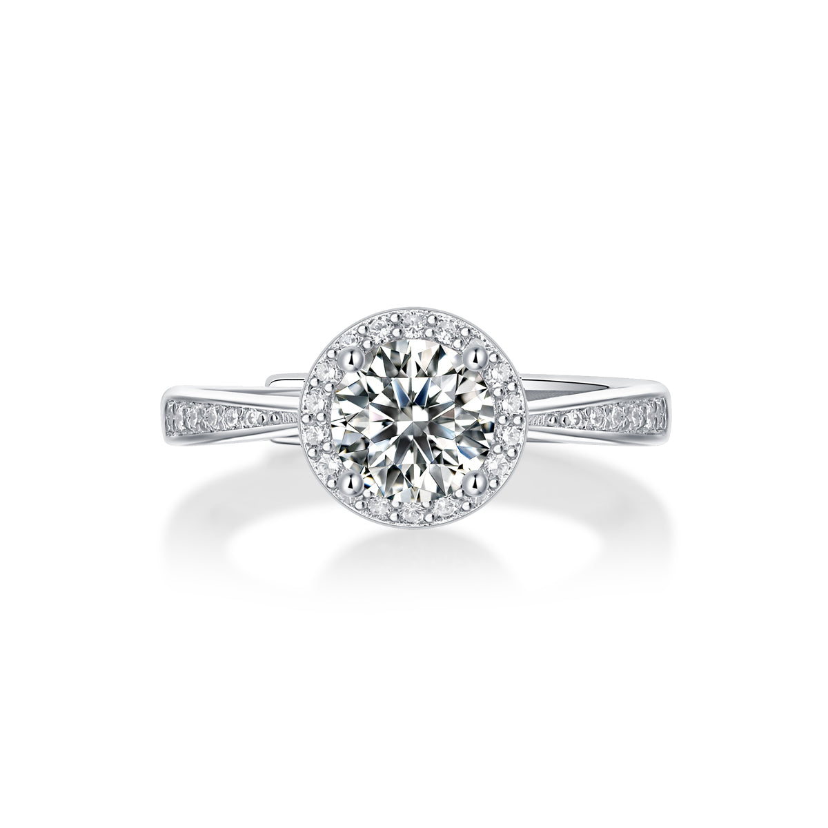 AA09(Juliet)S925モアッサナイトリング