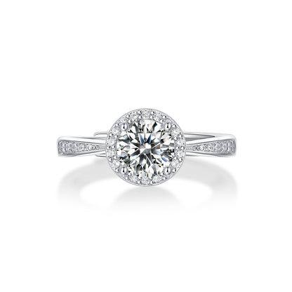 AA09(Juliet)S925モアッサナイトリング