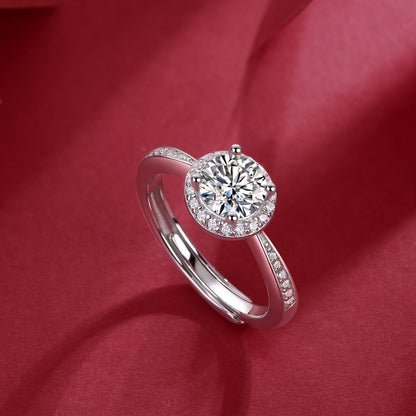 AA09(Juliet)S925モアッサナイトリング