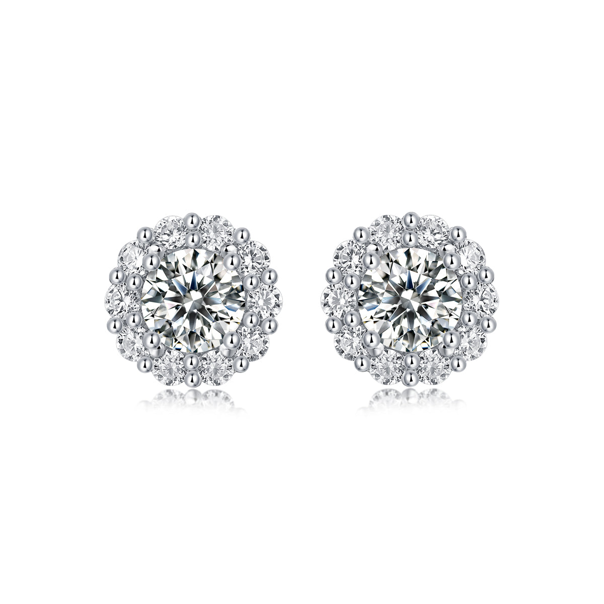 CA06（恒星）S925モアッサナイトピアス