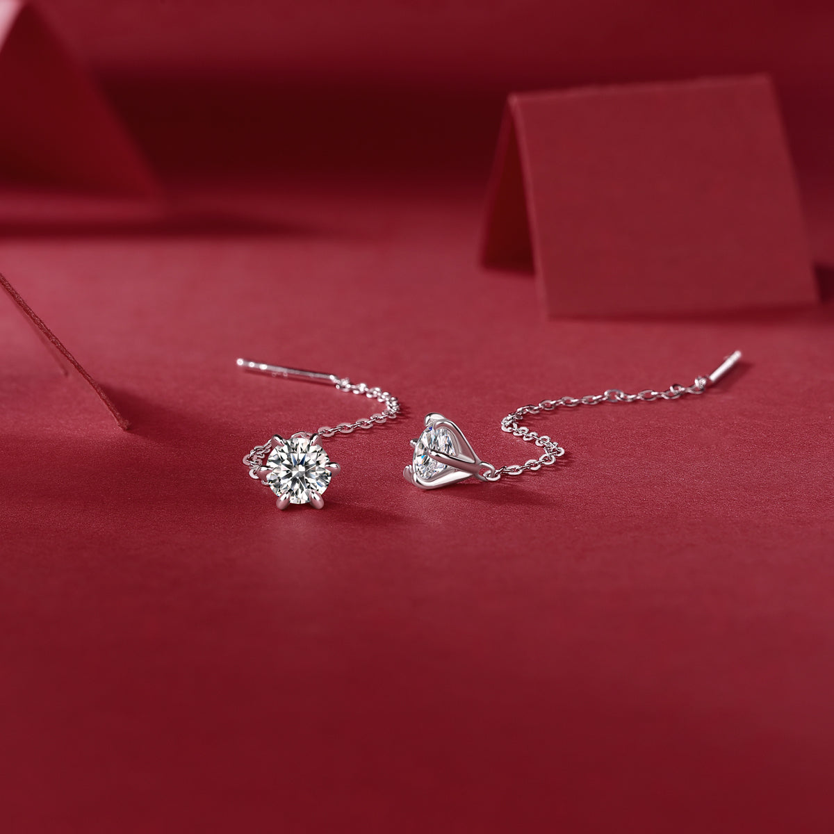 CA07（トビファン）S925モアッサナイトピアス