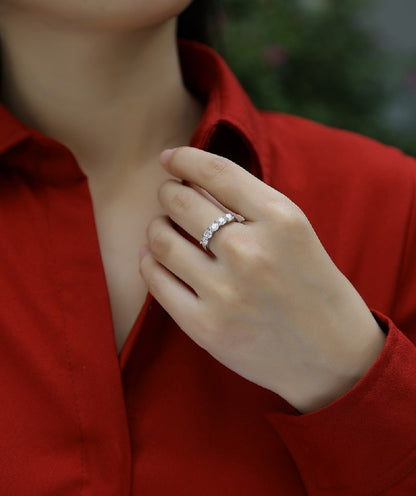 AA15(Melody)S925モアッサナイトリング