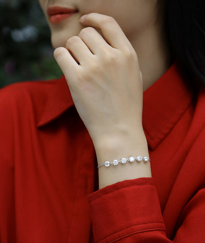 DA03（夢色あふれる）S925モアッサナイトブレスレット