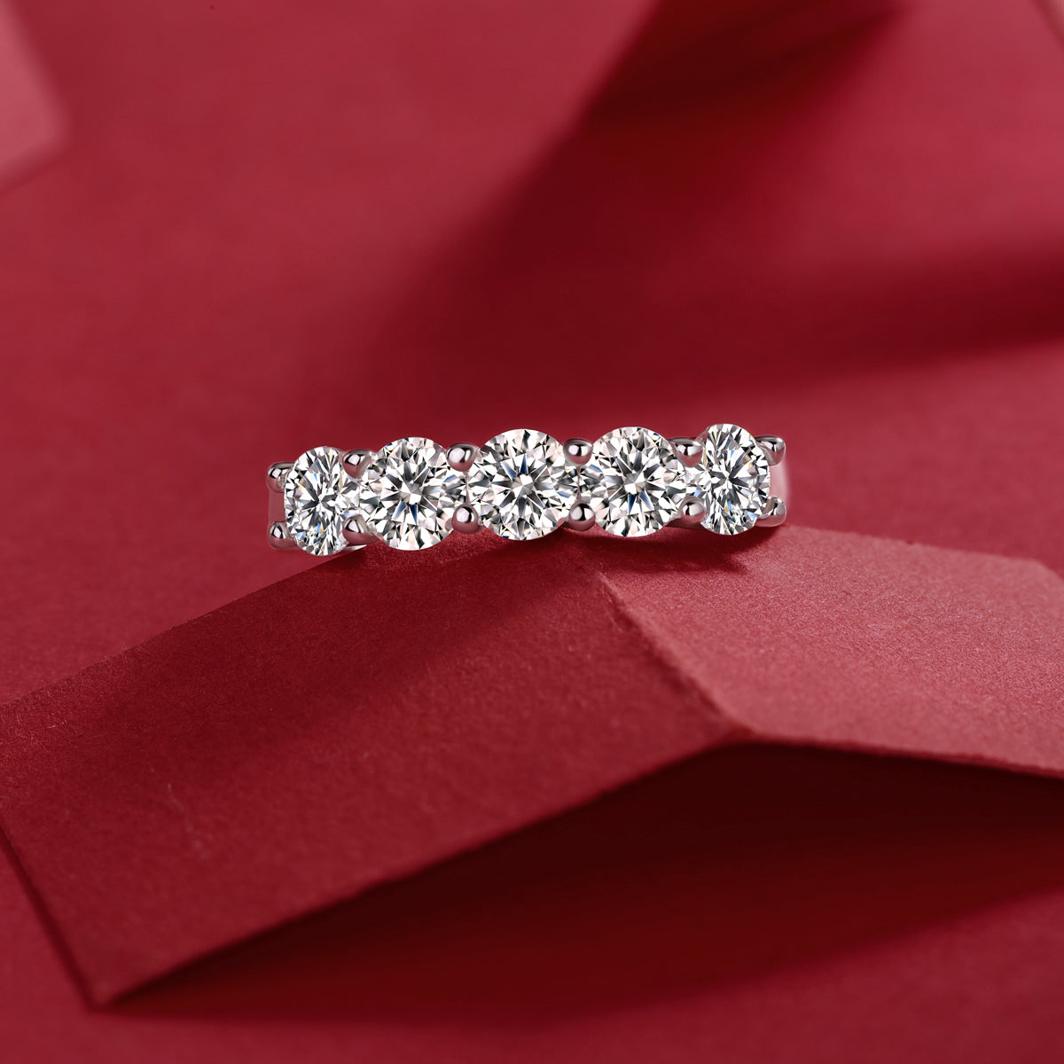 AA15(Melody)S925モアッサナイトリング