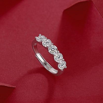 AA15(Melody)S925モアッサナイトリング