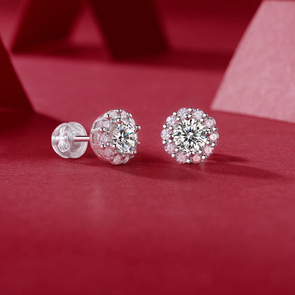 CA06（恒星）S925モアッサナイトピアス