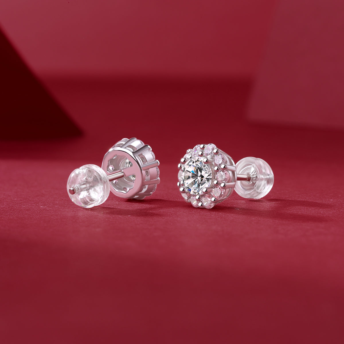 CA06（恒星）S925モアッサナイトピアス