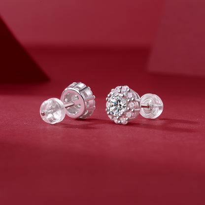 CA06（恒星）S925モアッサナイトピアス