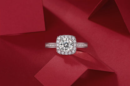 AA19(Encounter and Understanding)S925モアッサナイトリング