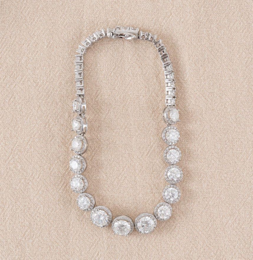 MokaJewelry モアッサナイトブレス（20%OFFされたお値段）